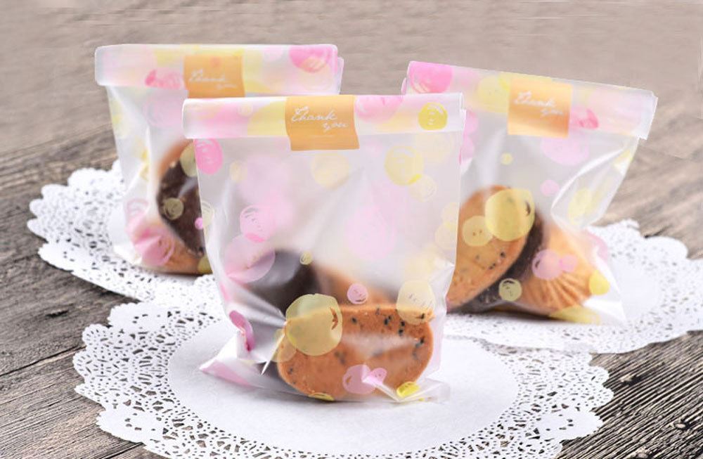 Bubble Printed Cookie Cellophane Bags