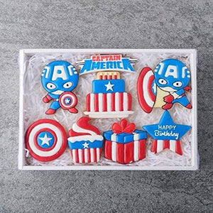 Set of 7 Captain America Cookie Cutters