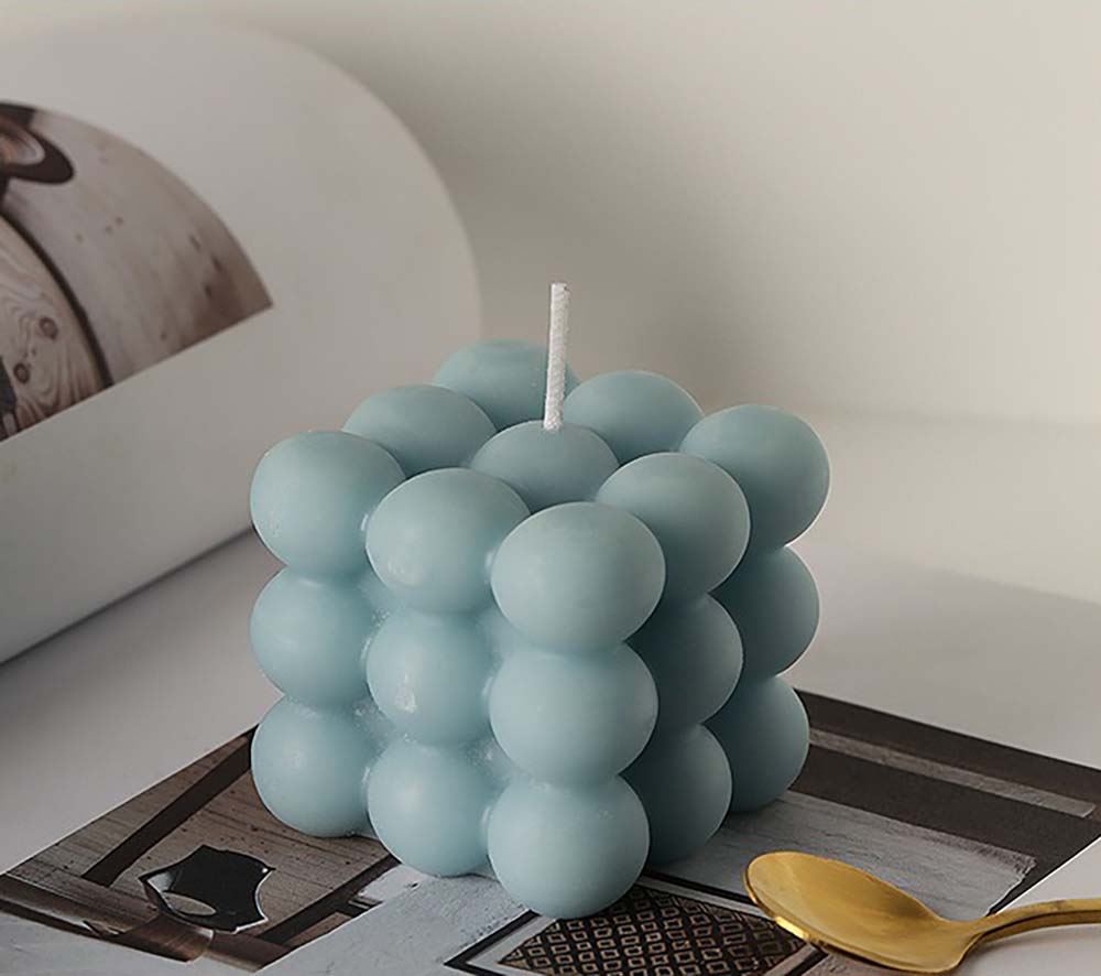 2x Scented Cube Bubble Candles