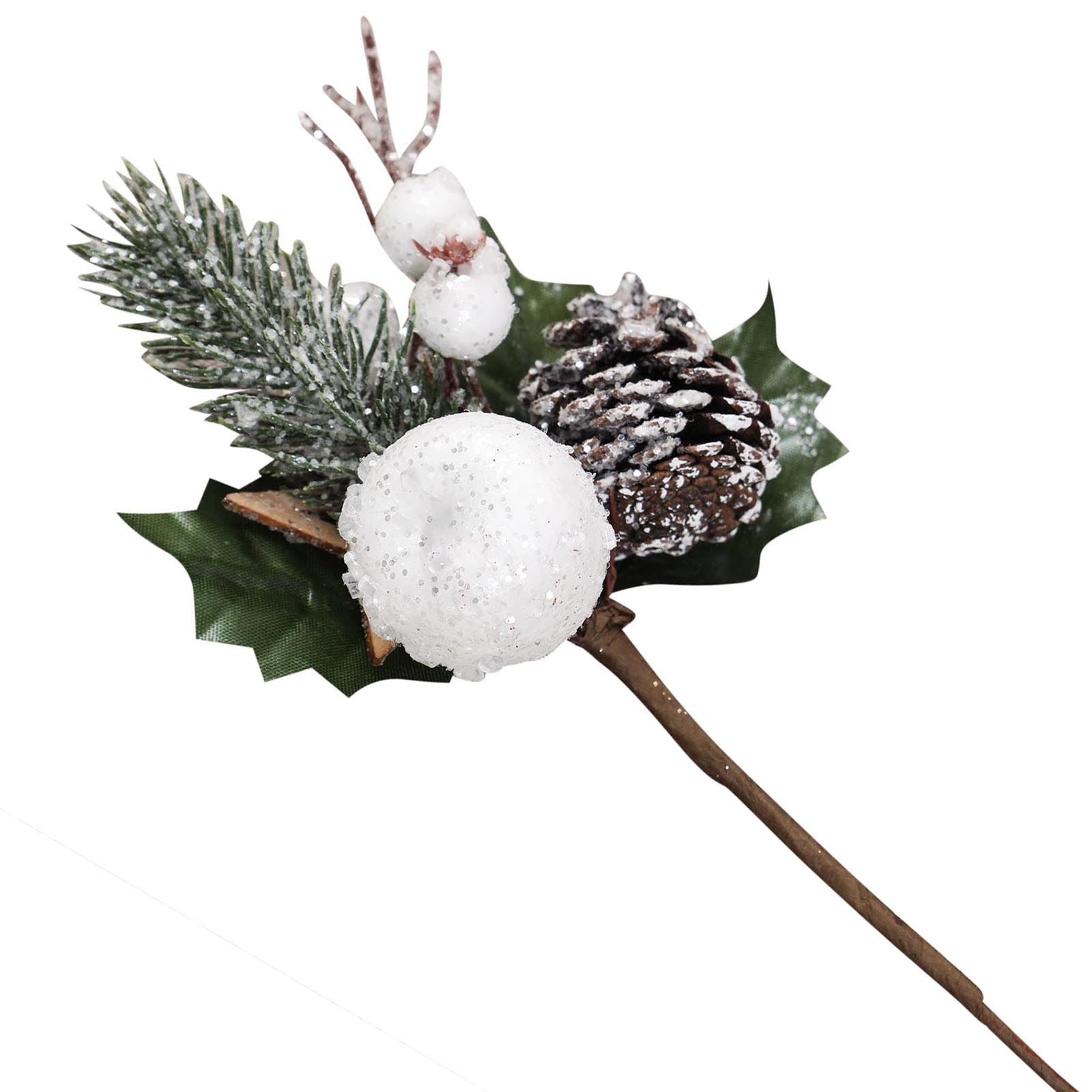 Xmas Apple, Pinecone, Berry, Star Pick