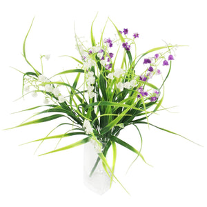 Plastic Lily of the Valley Foliage Bunches