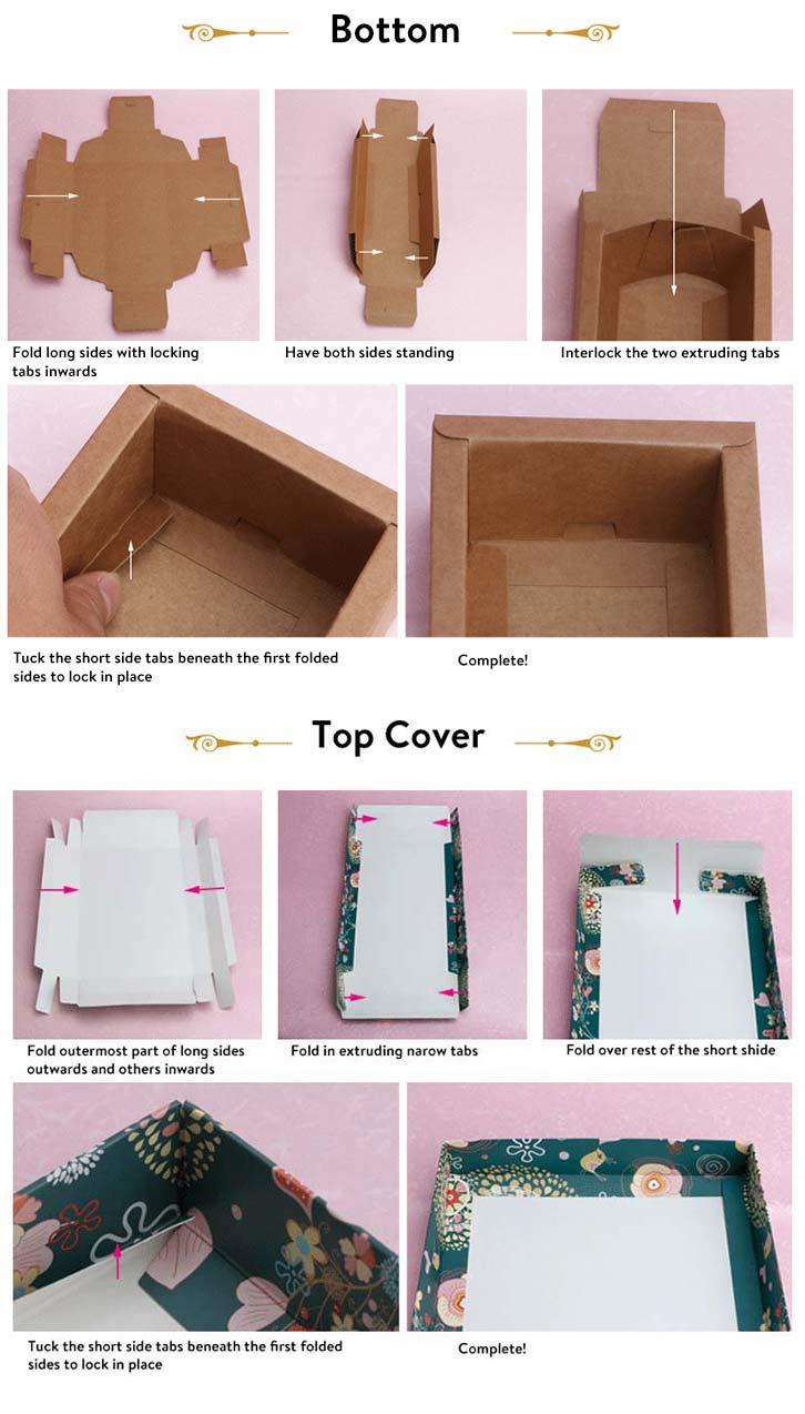 Deluxe Leather Effect Kraft Boxes