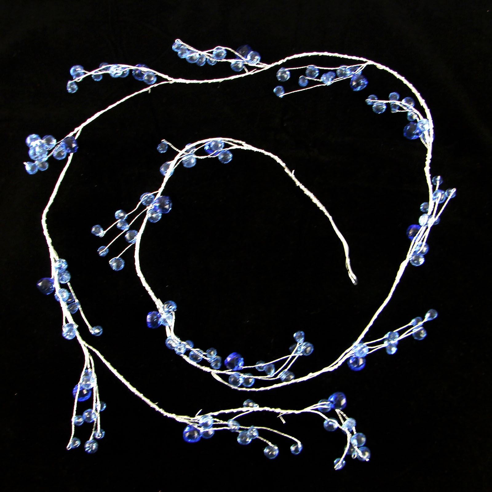 130cm Branching Coloured Crystal Garland