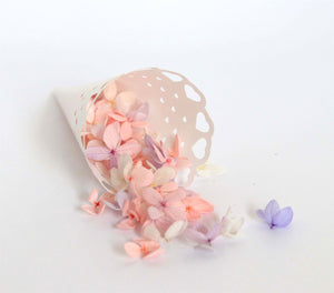 Laser Cut Wedding Paper Confetti Cones
