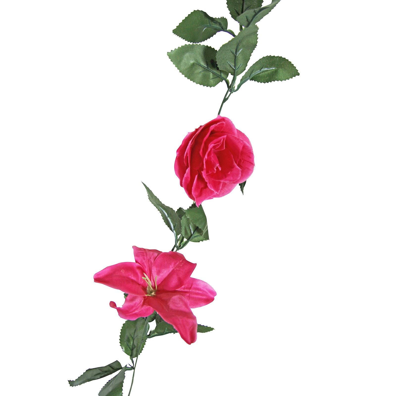 Rose and Lily Flower Garland