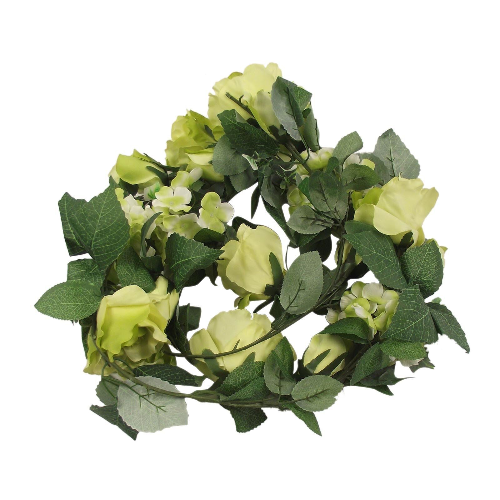 Deluxe Rose and Hydrangea Soft Touch Garlands