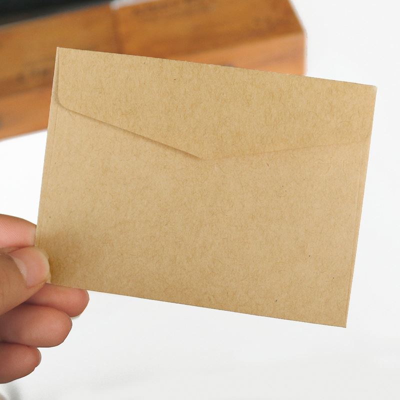 Mini 10cm Plain Kraft Gift Envelopes