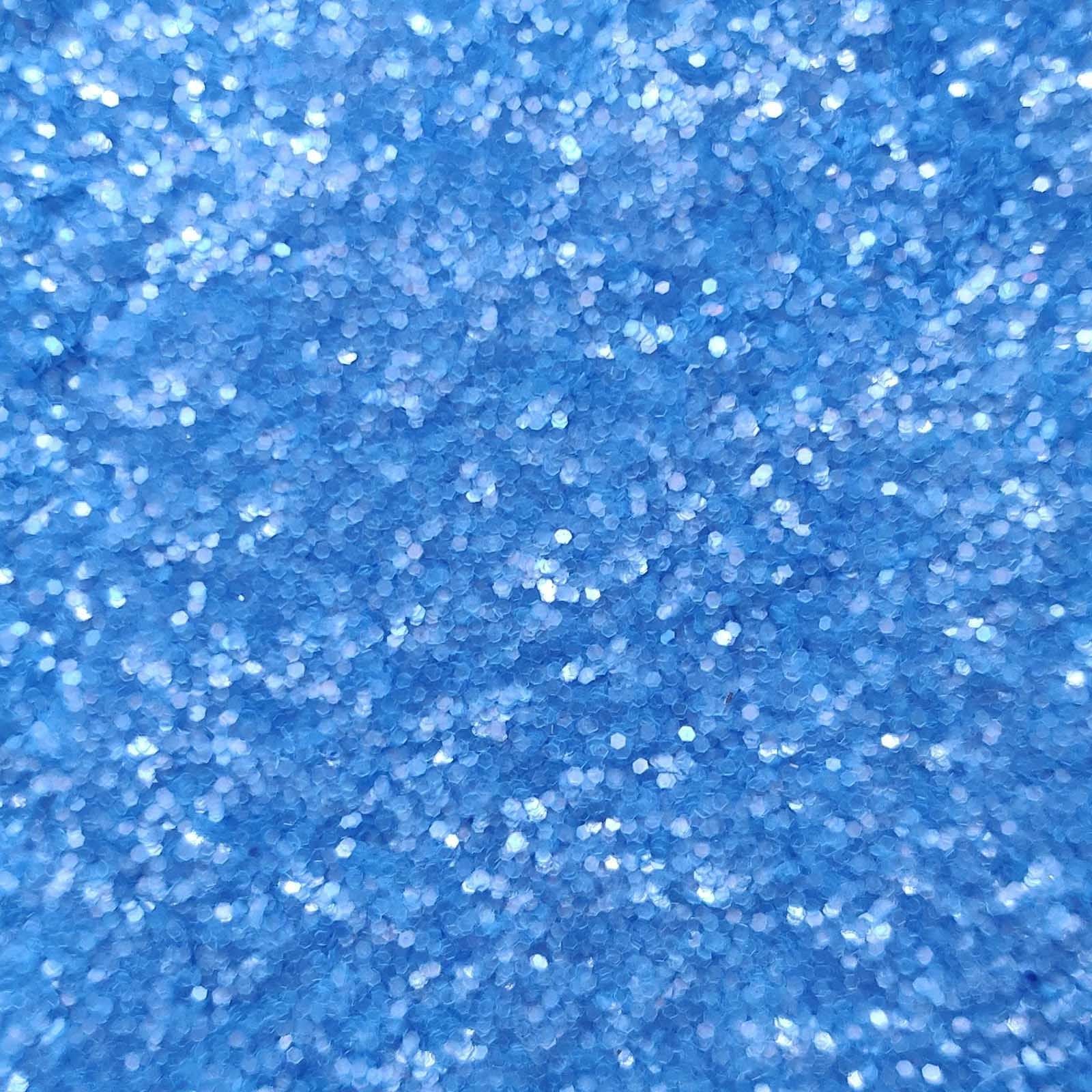 Glitter Elements - Matte Neon Blue - 0.6mm Hex