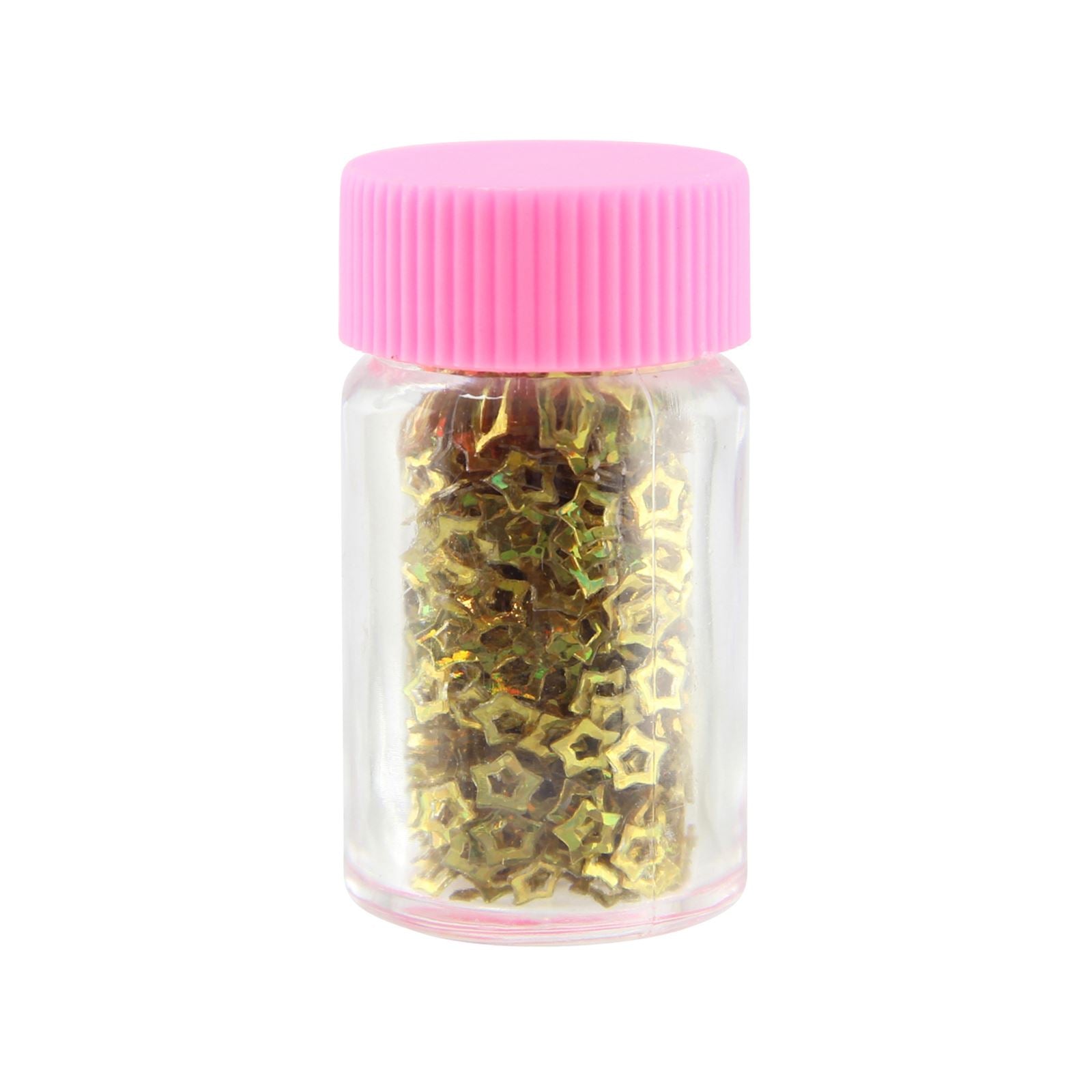 Bottles of Iridescent Star Shape Glitter