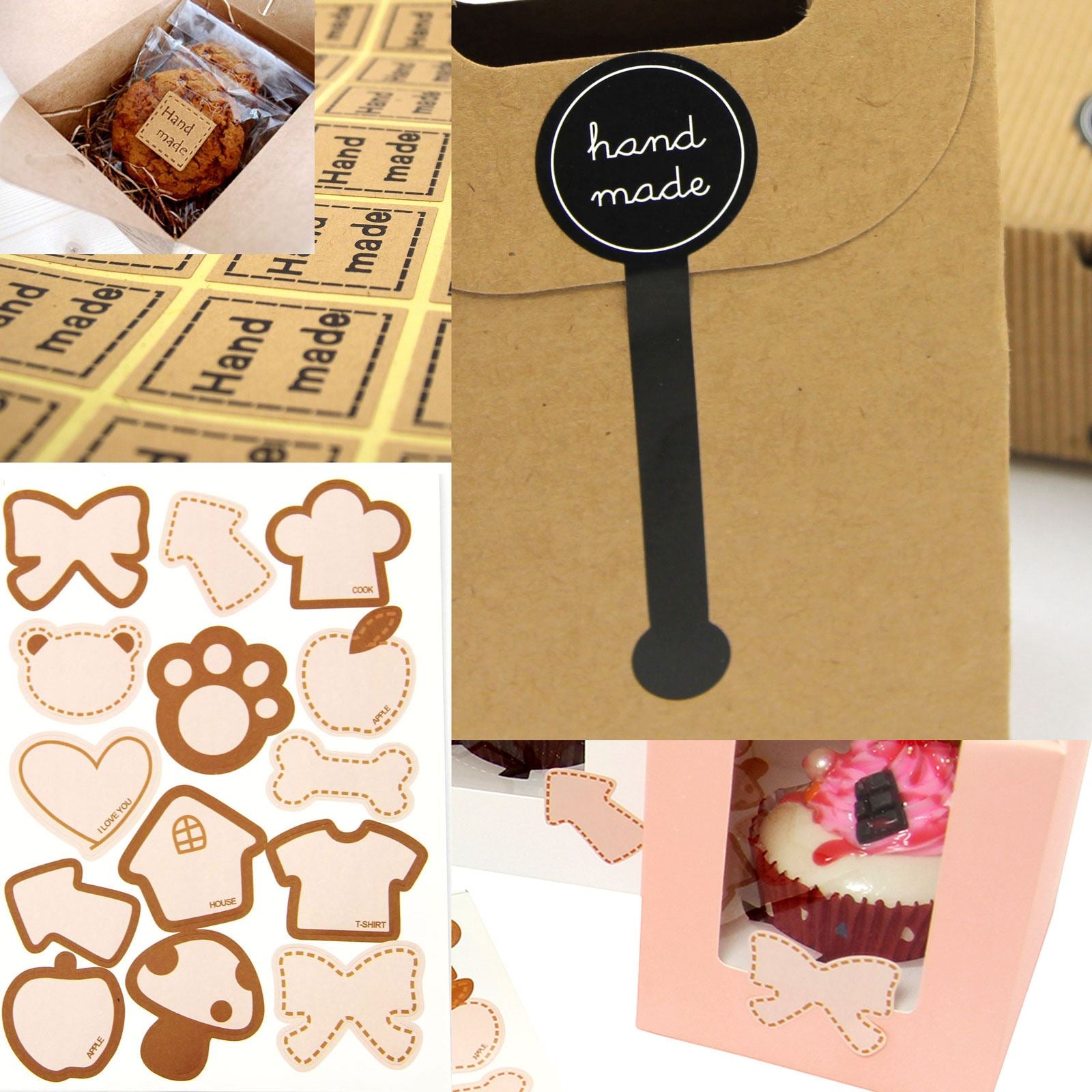 78x Assorted Baking Seal Stickers