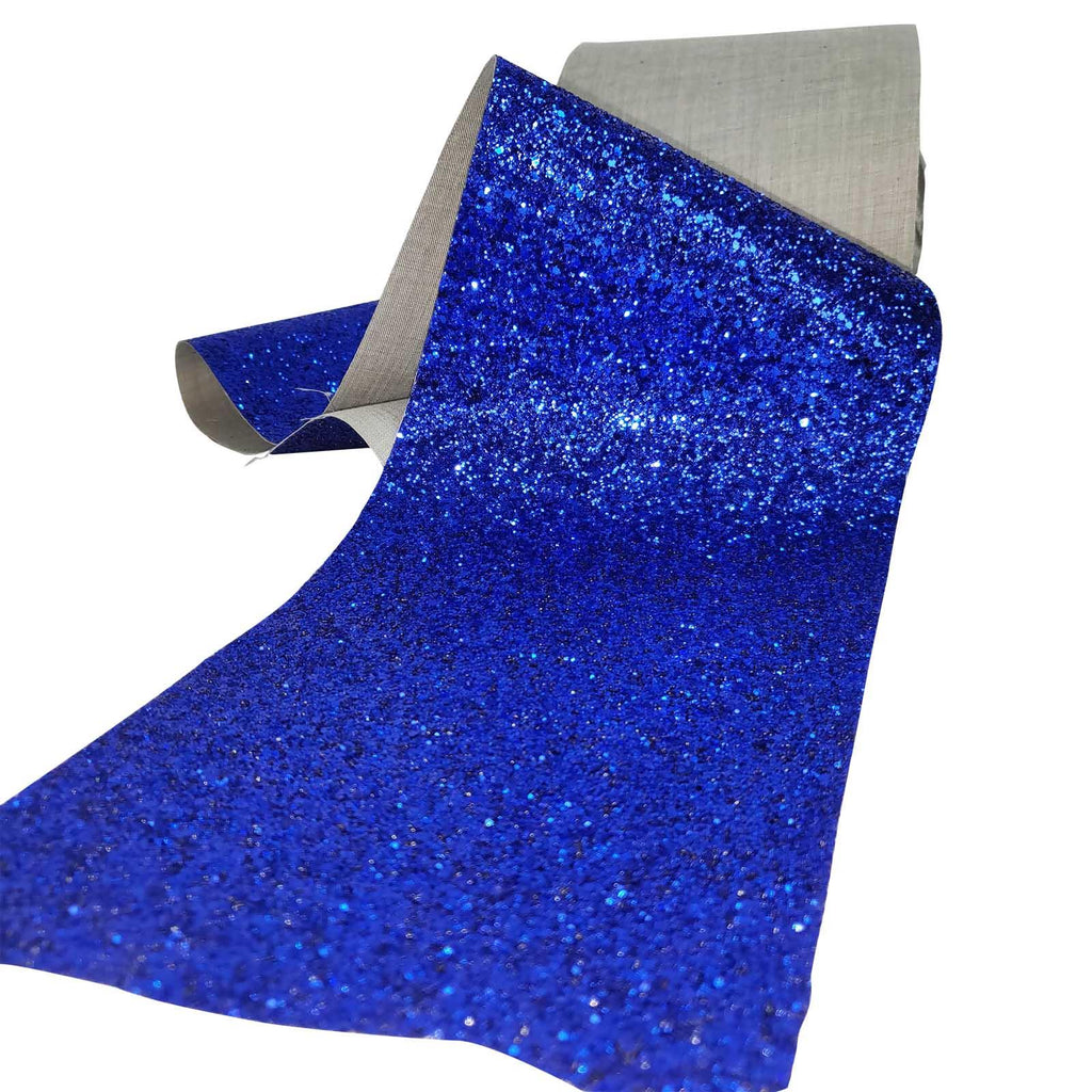 Chunky Glitter Fabric Wallpaper 16cm Borders