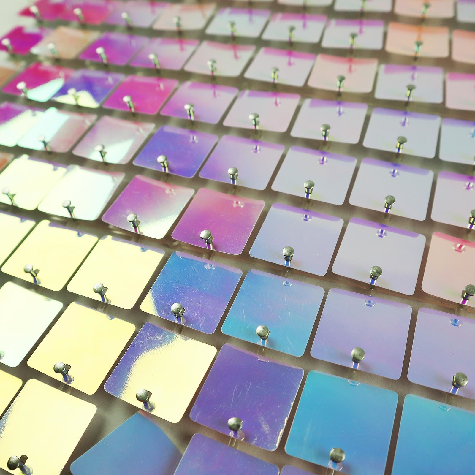 Transparent Backed Sequin Wall Panels