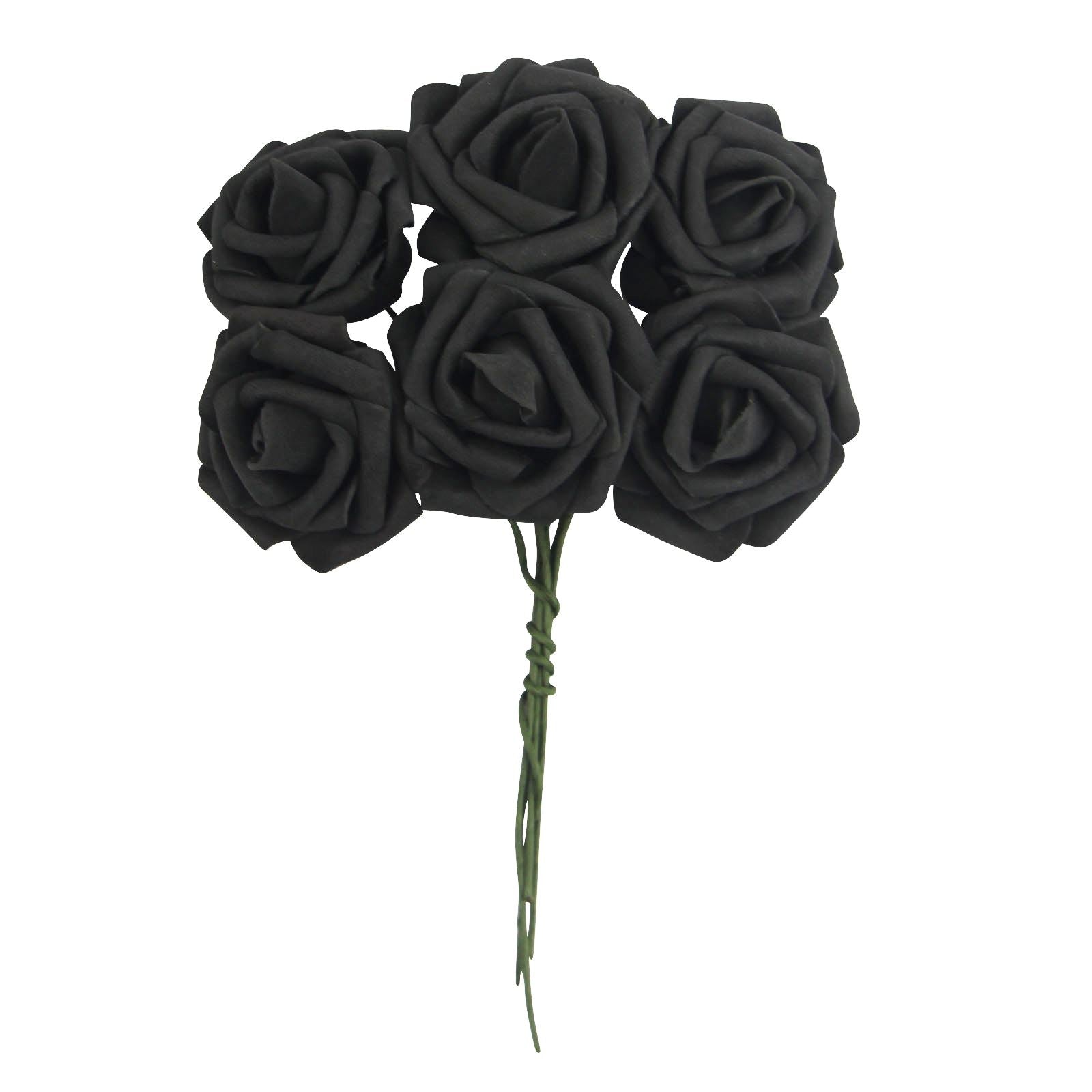 Colourfast Foam Roses - 6 Bunches - Regular