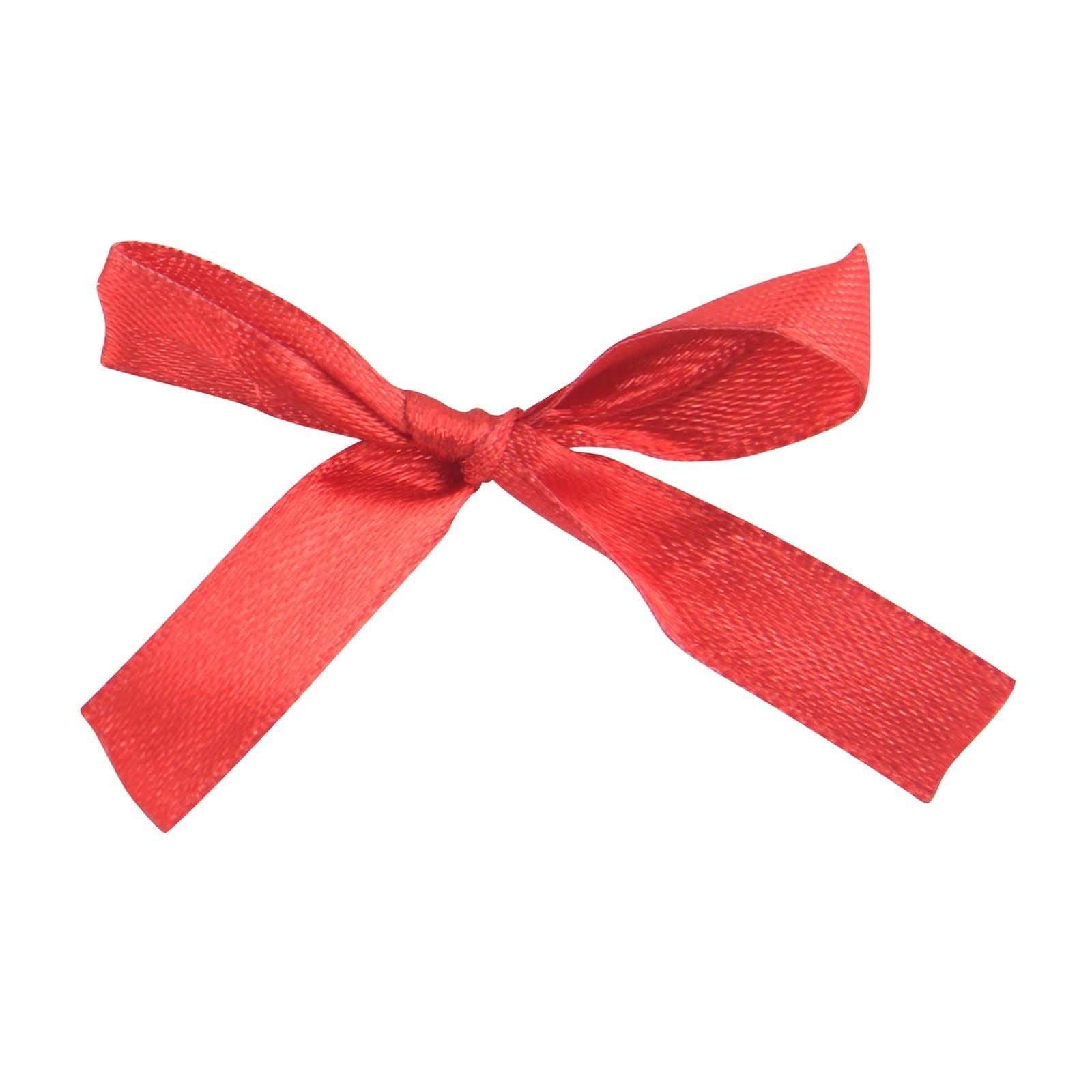 Pack of 25 Classic 10mm Satin Ribbon Bows