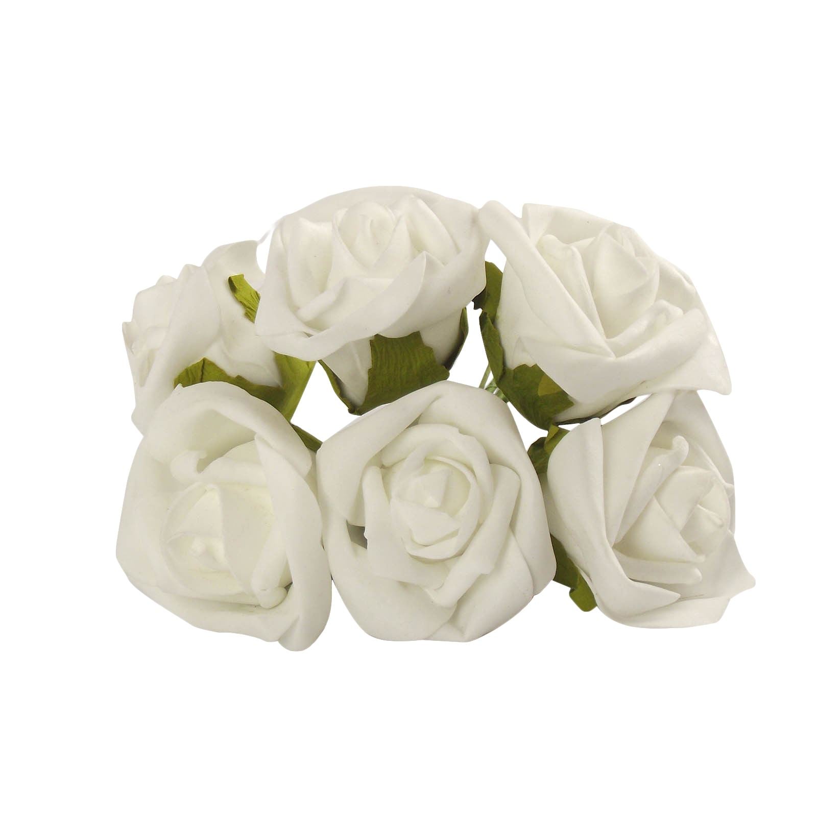 Bunch of 6 Soft Colourfast Roses