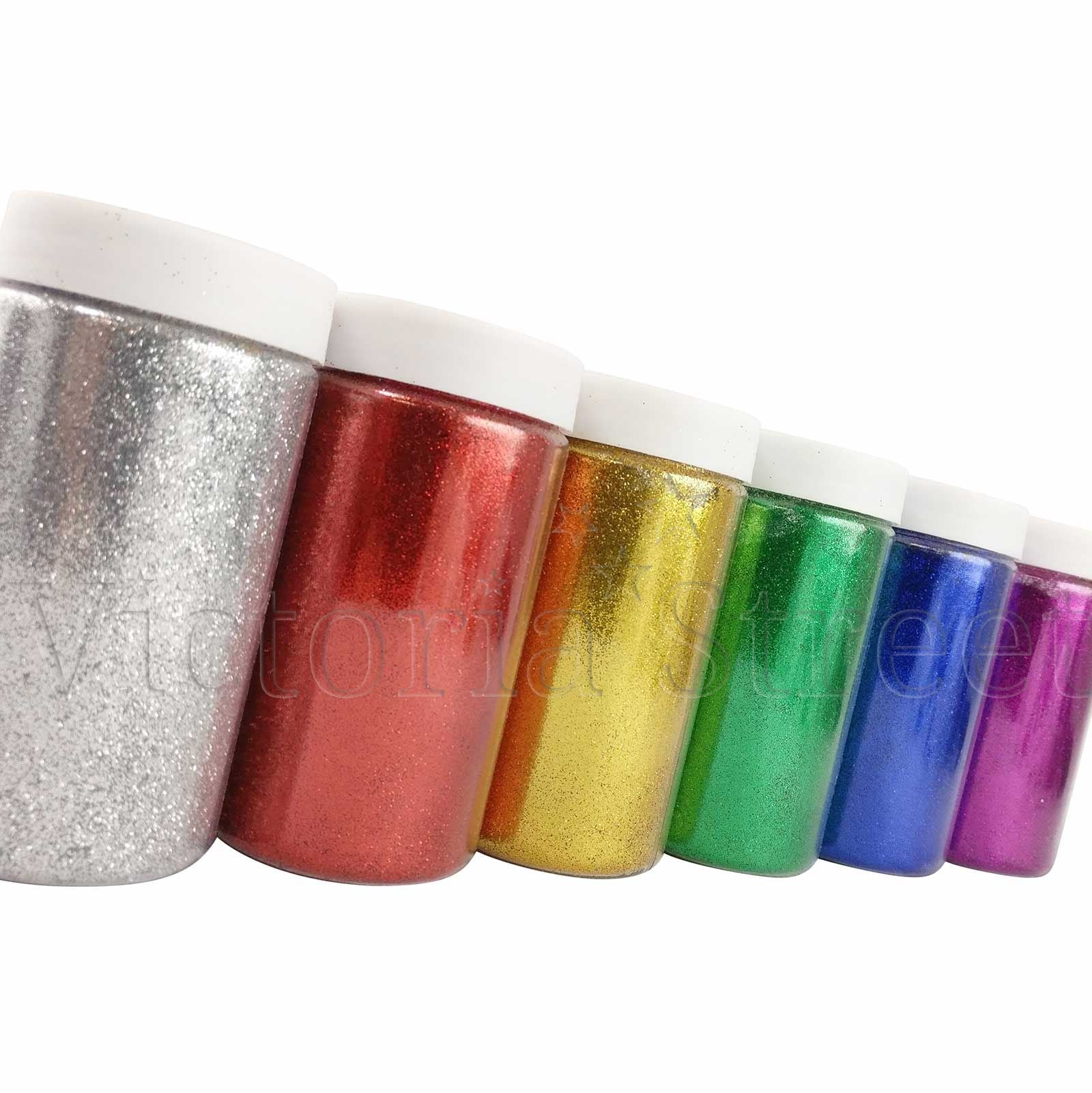 Set of 100g Fine Glitter Shakers