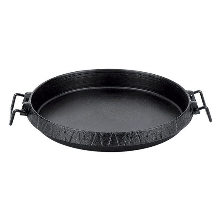 Cast Iron Grill Steak Plate Frying Pan Skillet Paella Griddle Meat