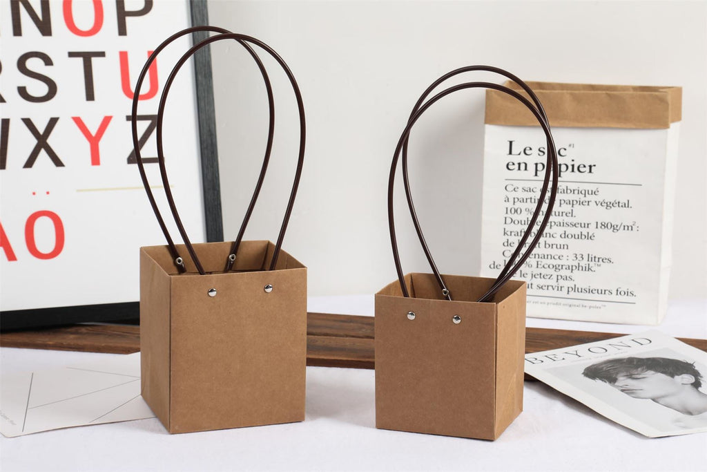 Rope Handled Waterproof Kraft Gift Bags