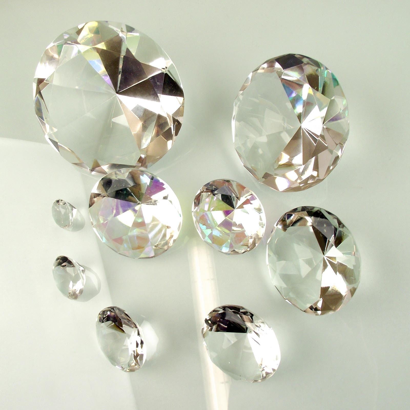 Glass Crystal Decorative Diamonds! Home Wedding Craft