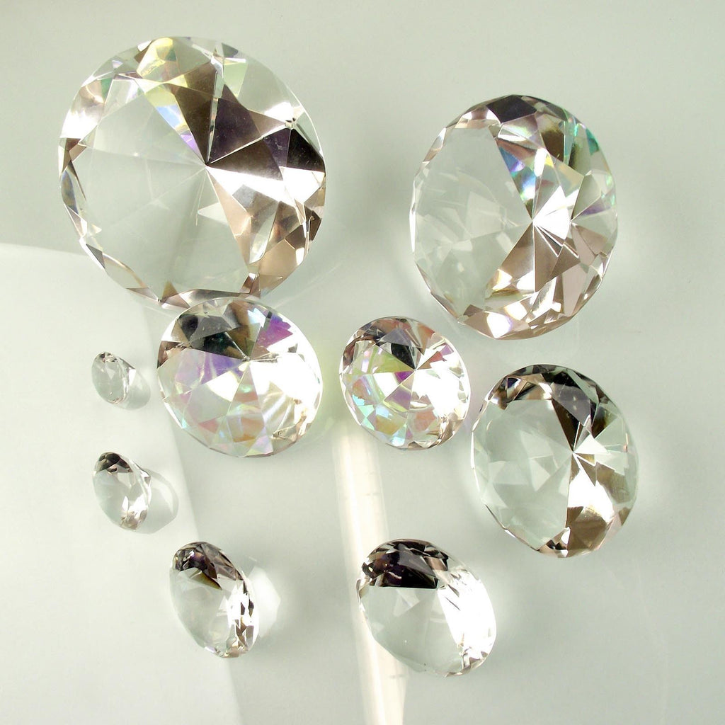 Glass Crystal Decorative Diamonds! Home Wedding Craft