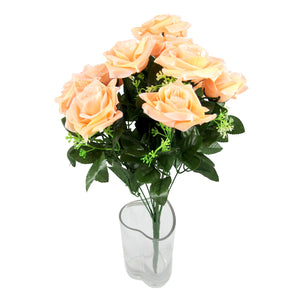 Large 10 Head Open Rose Bouquet