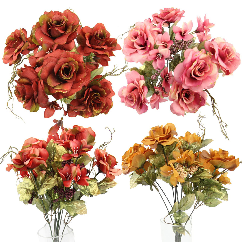 Rose and Alstroemeria Glitter Bouquet