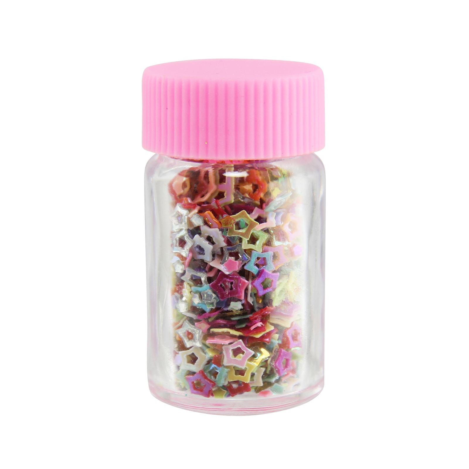 Bottles of Iridescent Star Shape Glitter