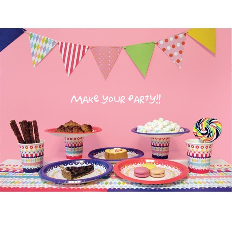 Colourful Heart and Party Paper Party Buntings
