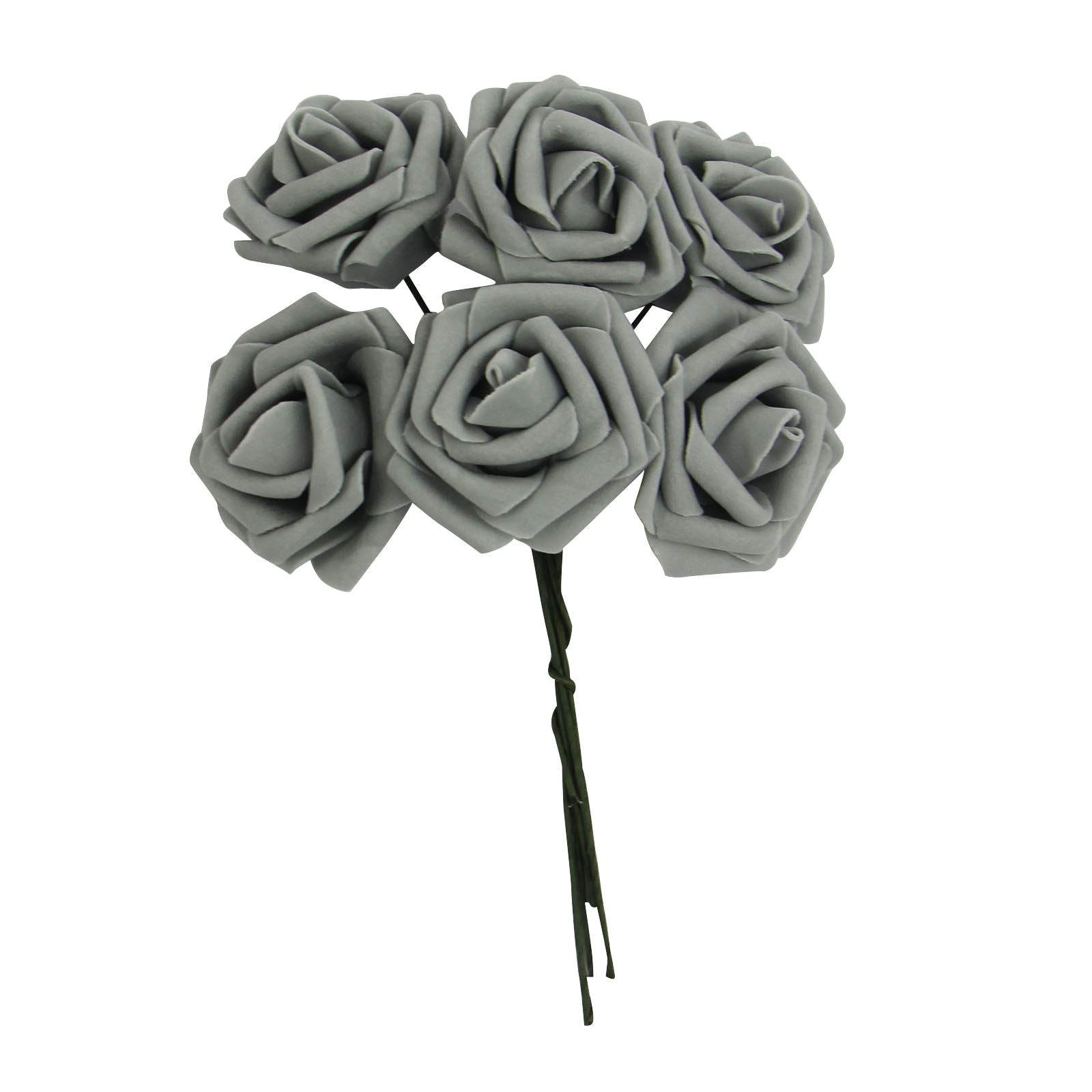 Colourfast Foam Roses - 6 Bunches - Regular
