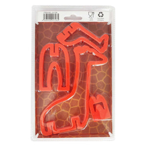 3D Jungle Animal Cookie Cutters