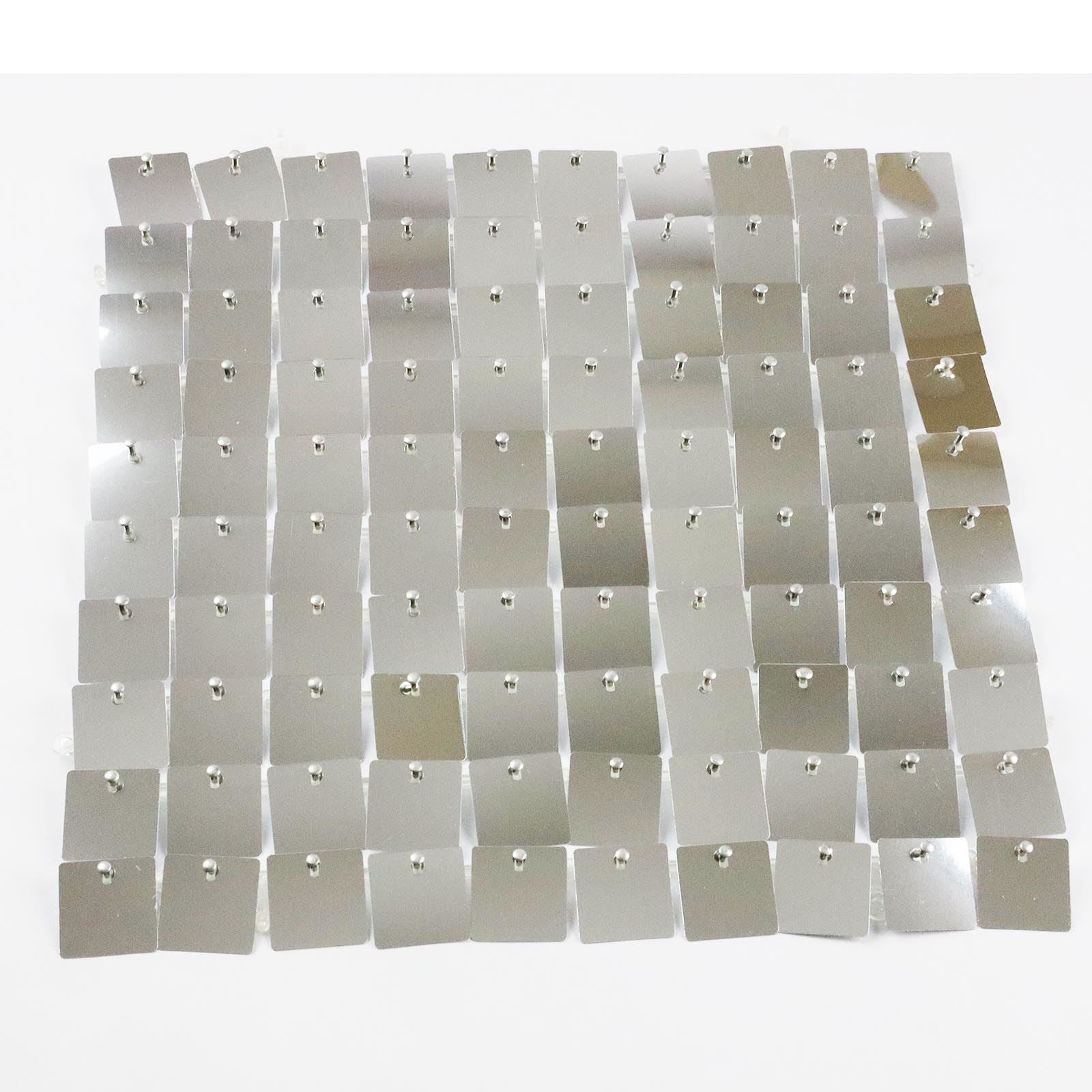 Transparent Backed Sequin Wall Panels