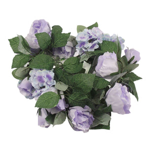 Deluxe Rose and Hydrangea Soft Touch Garlands