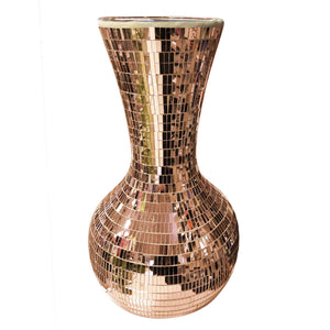 Metallic Mirrored Mosaic Ceramic Vases
