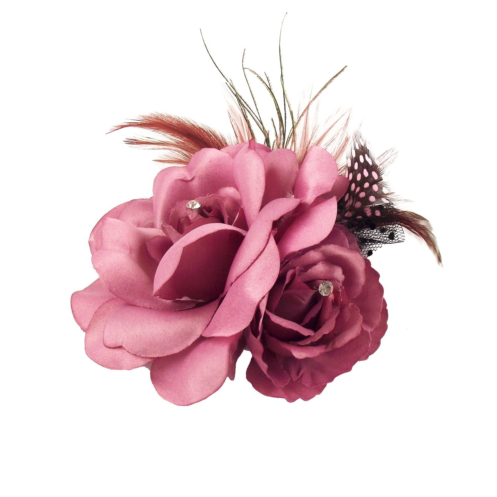 Double Rose Fascinator