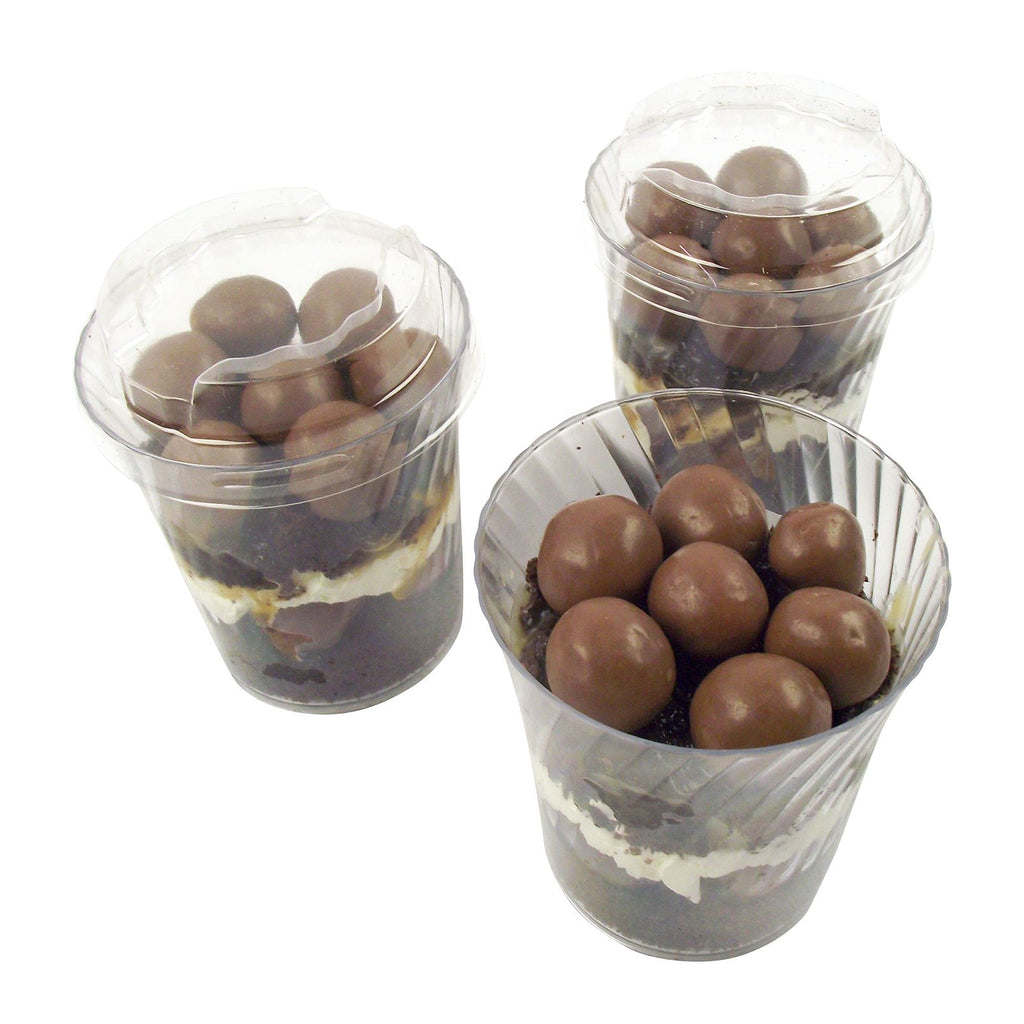 Canape Dishes Round Tapered 7cm Disposable Dessert Cups (G)