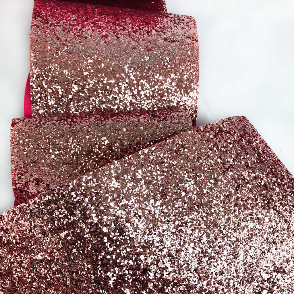 Chunky Glitter Fabric Wallpaper 16cm Borders