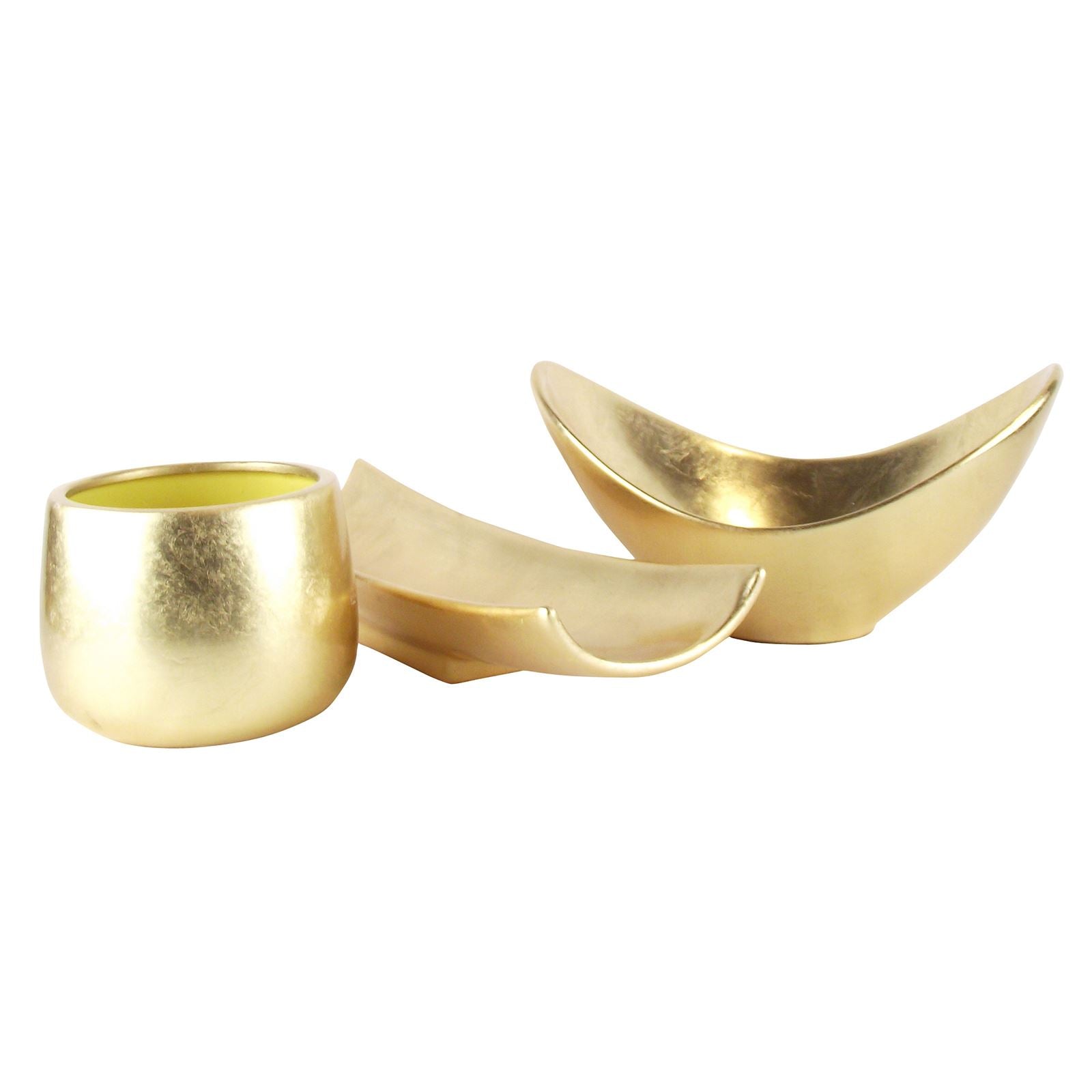 Set of Metallic Decorative Ornaments