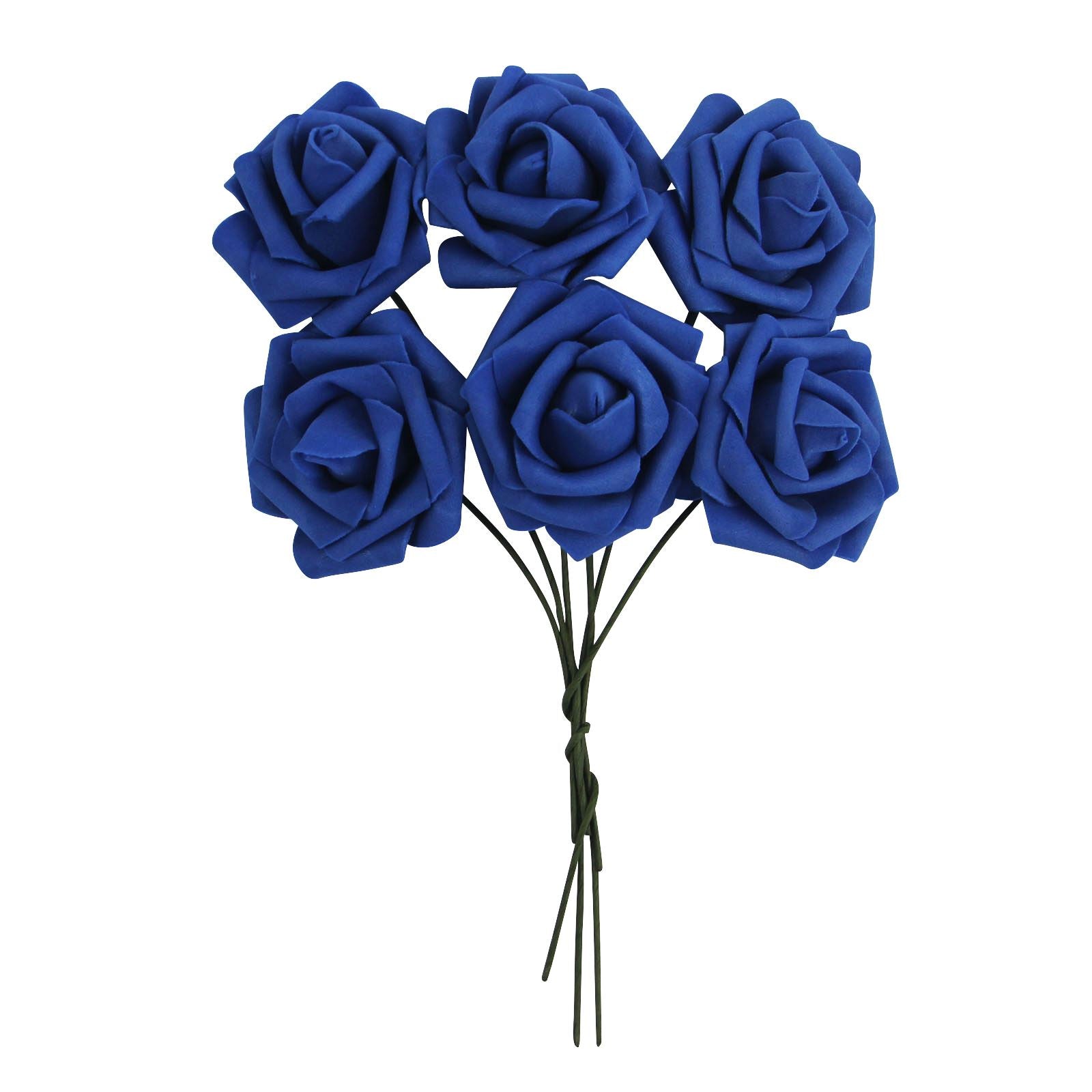 Colourfast Foam Roses - 6 Bunches - Regular