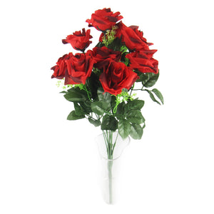 Large 10 Head Open Rose Bouquet