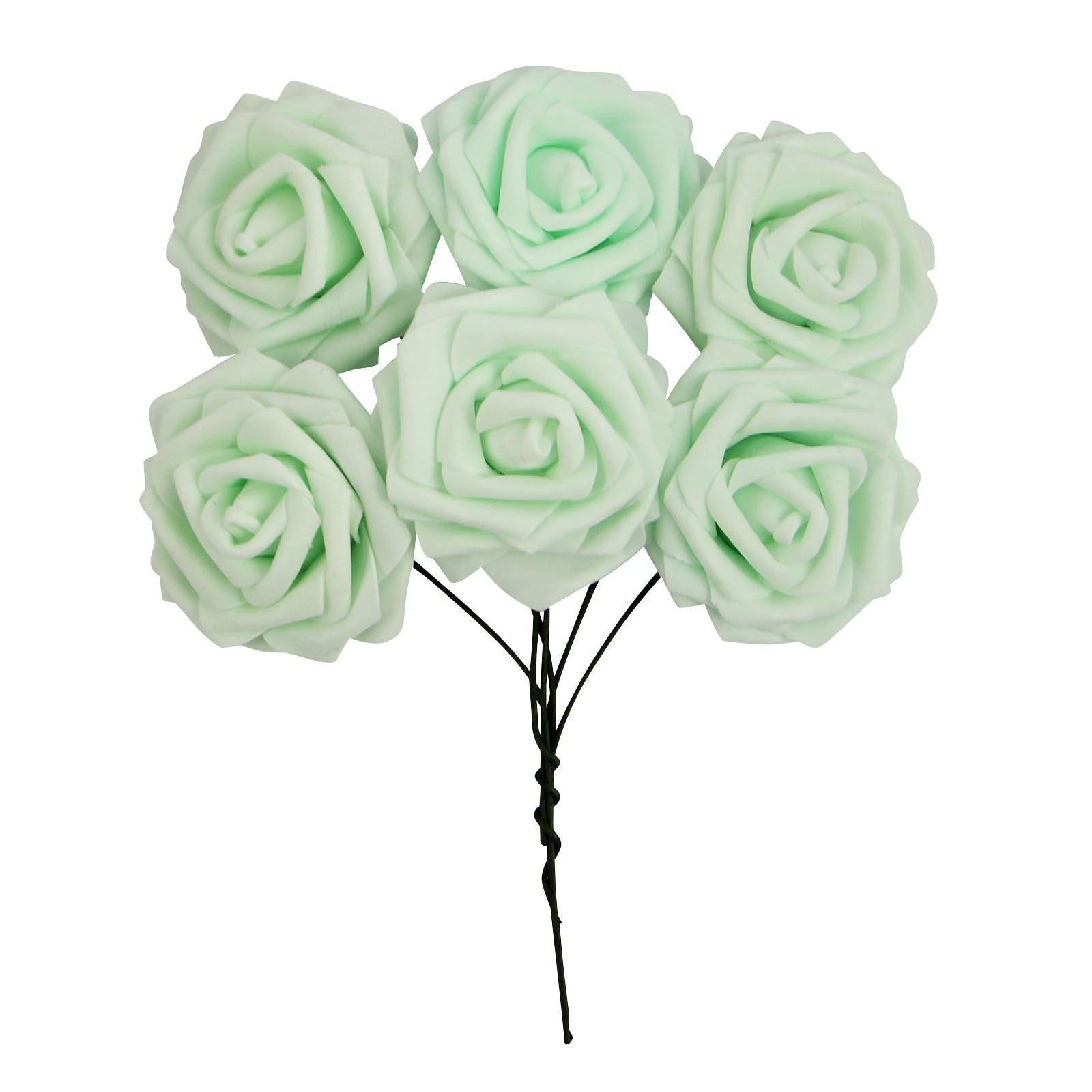 Colourfast Foam Roses - 6 Bunches - Large