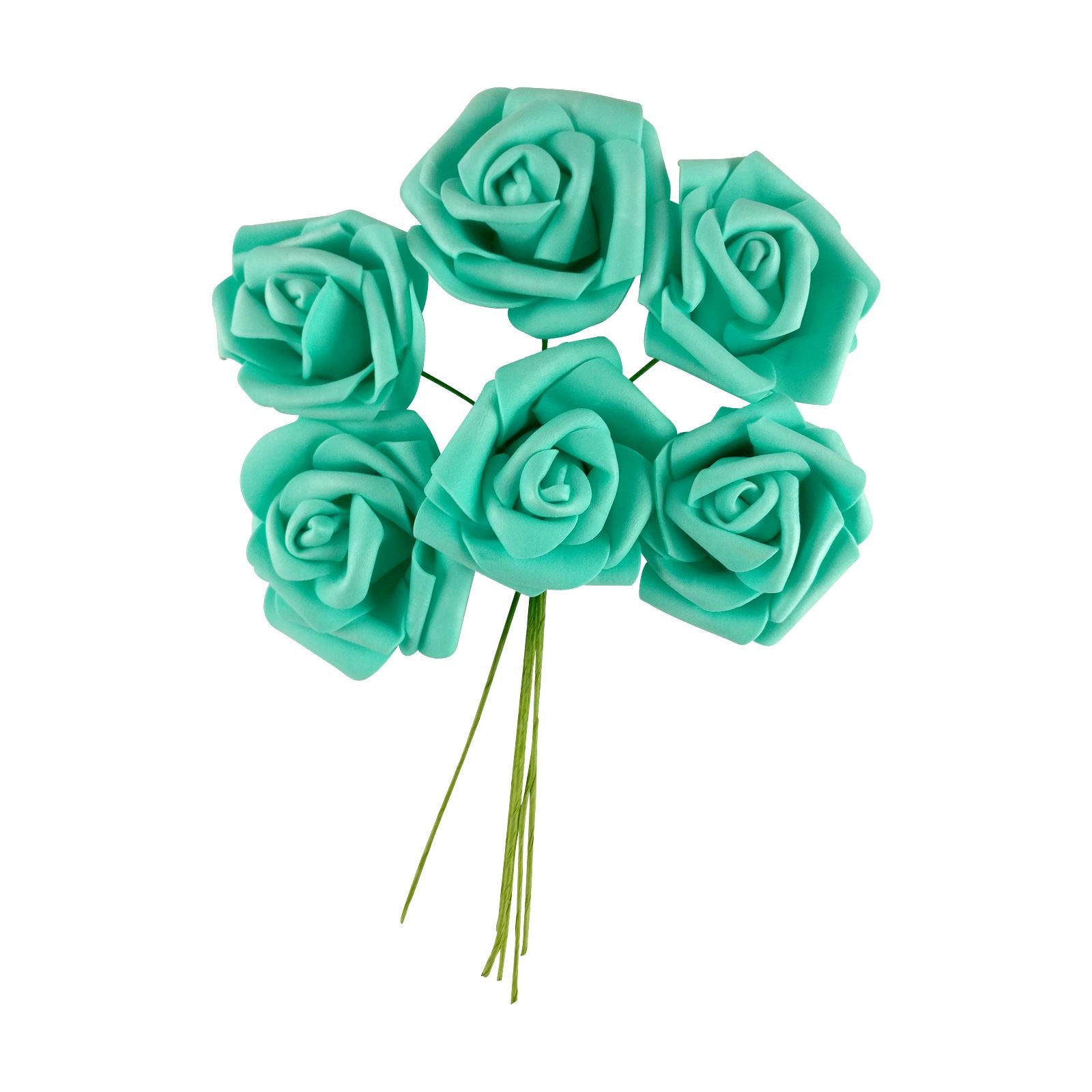 Colourfast Foam Roses - 6 Bunches - Large