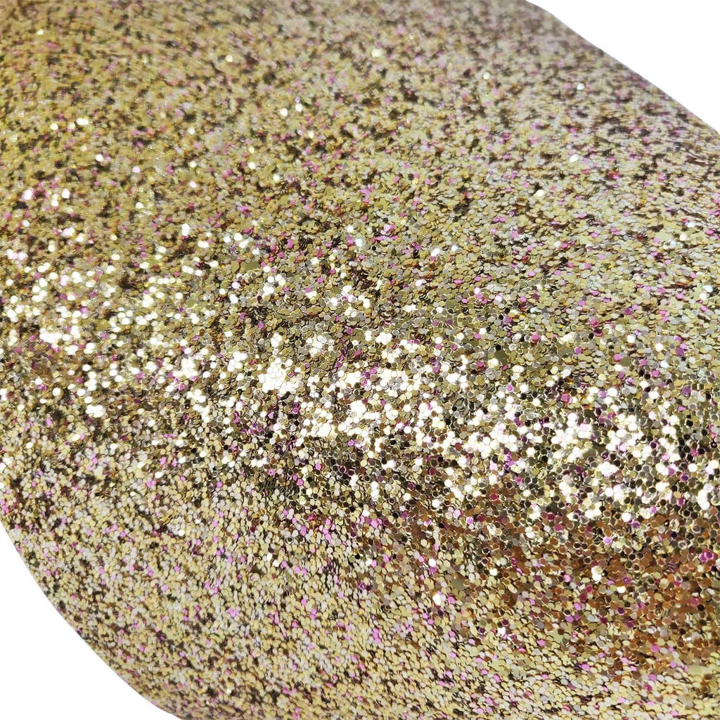 Chunky Glitter Fabric Wallpaper 16cm Borders
