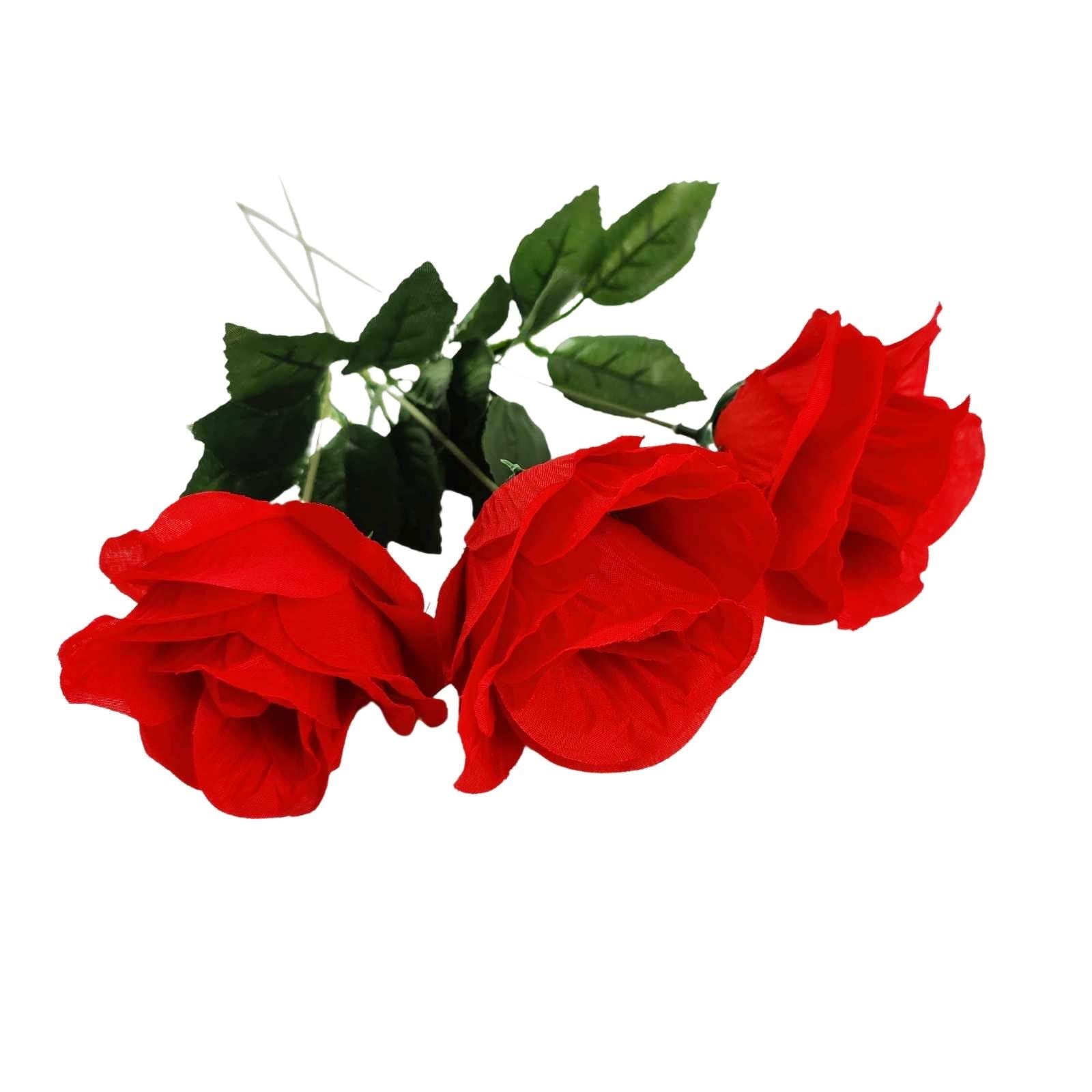 Eco Artificial Roses with Wire Stem