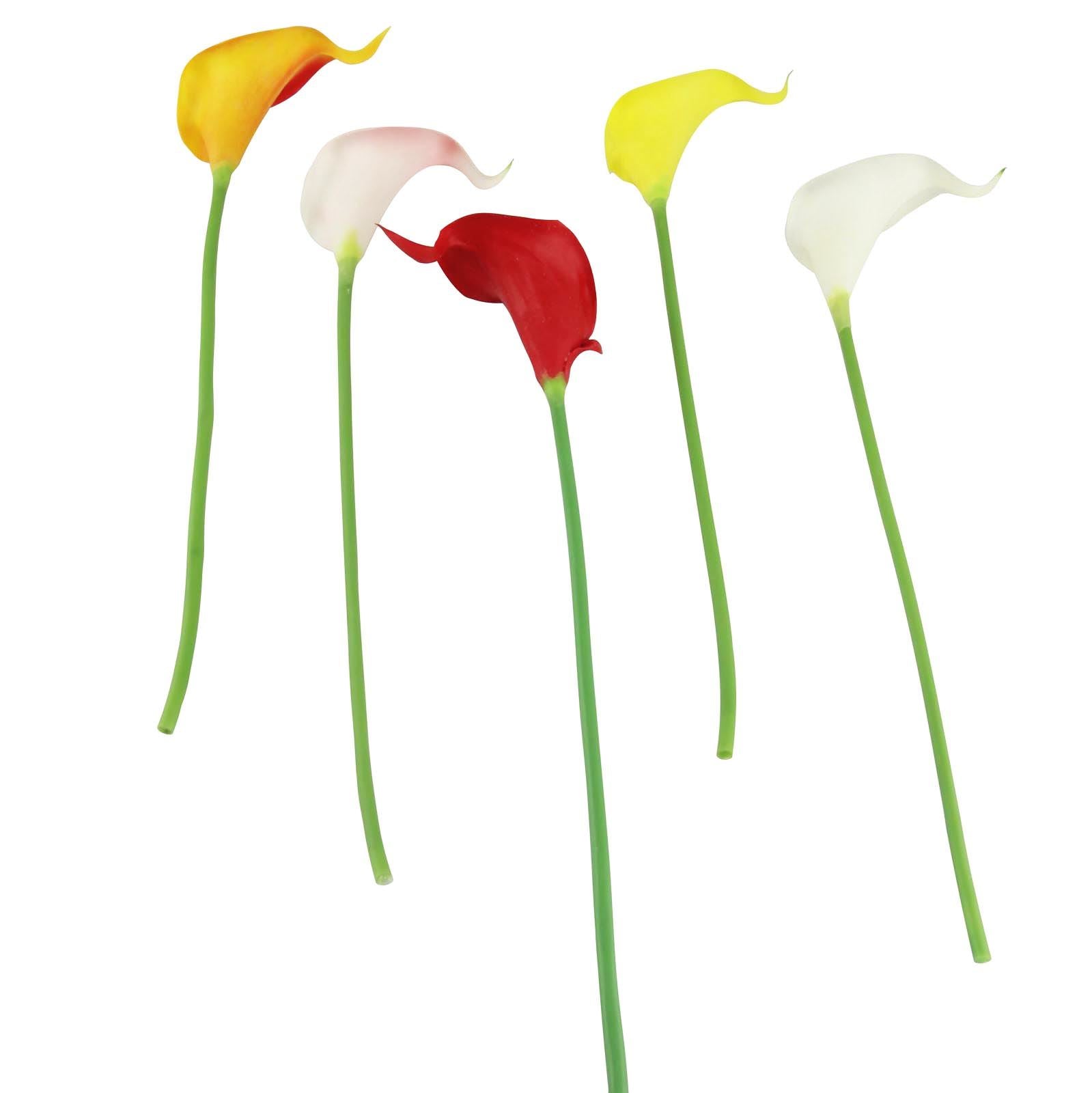 Single Premium Real Touch Calla Lilies