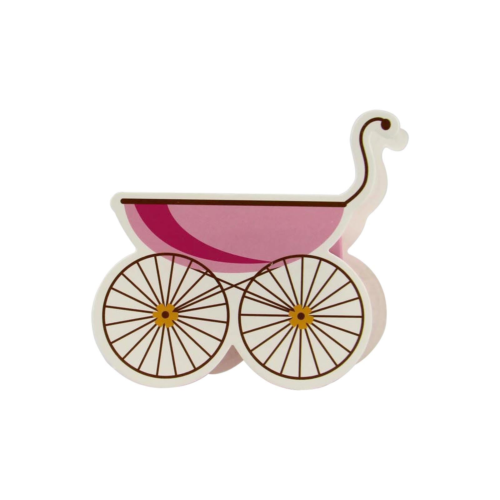 Pram Shape Baby Shower Favour Boxes