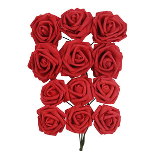 Colourfast Foam Roses - 6 Bunches - Regular