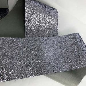 Chunky Glitter Fabric Wallpaper 16cm Borders