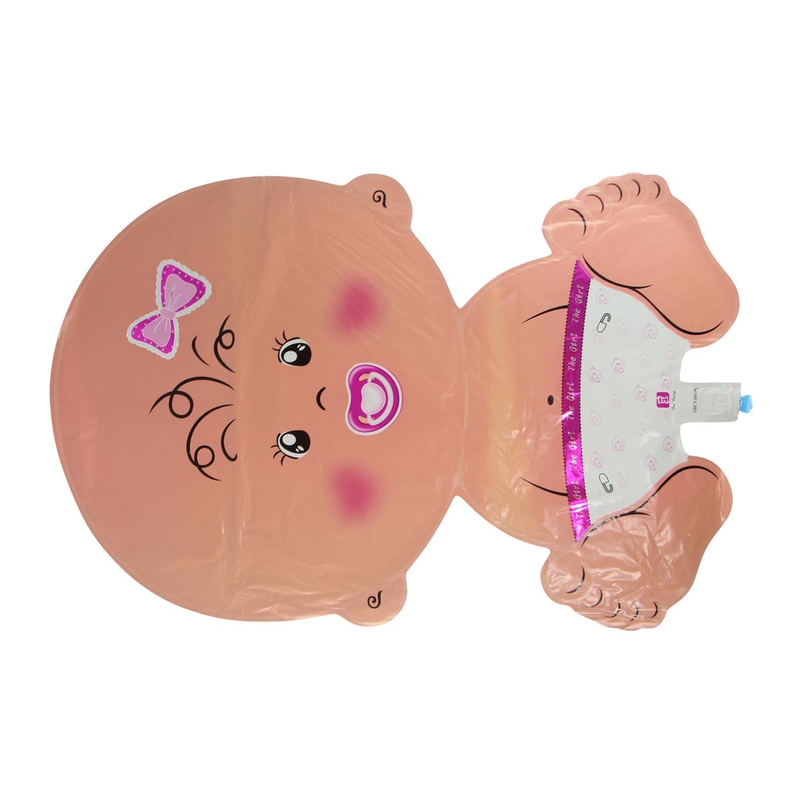 Set of 3 Giant Baby Shape Helium Balloons