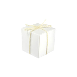 Vintage Cube Favour Boxes with Rope