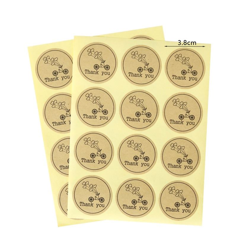 Sticker Sheets - Thank You Round